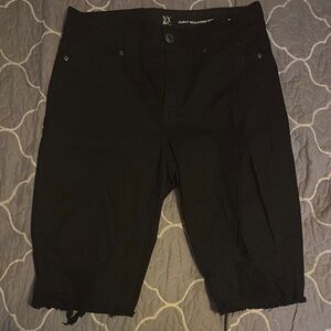 New York & Company Black Curvy Sculpting Shorts